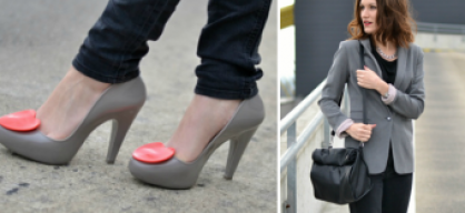 Mel grey heels