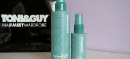 hair care tip: sea salt texturising spray by Toni&Guy