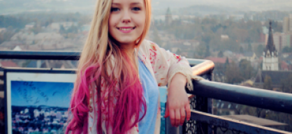 Pink haired