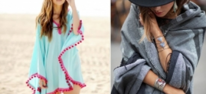 poncho inspriration: spring and summer 