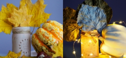DIY: ako z jesennej dekorácie urobiť vianočnú dekoráciu // from autumn to winter 