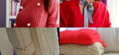 DIY: 4 tipy ako prerobiť sveter zo secondhandu na trendy kúsok // 3 svetre za 3 eurá 