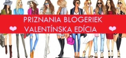 Priznania blogeriek - Valentínska edícia