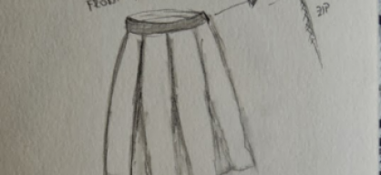 S.I.Y: plaid skirt
