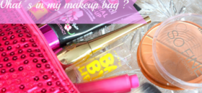 Whats in my makeup bag ?